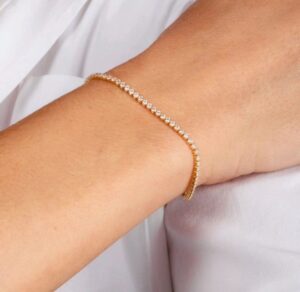 PULSEIRA RIVIERA 3 GARRAS OURO