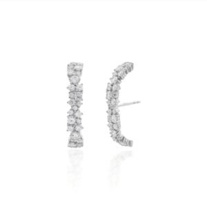 BRINCO EAR HOOK CRAVEJADO RÓDIO